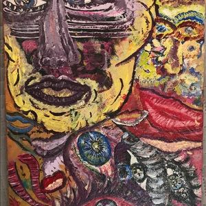 Rare Lea Coté Original Painting